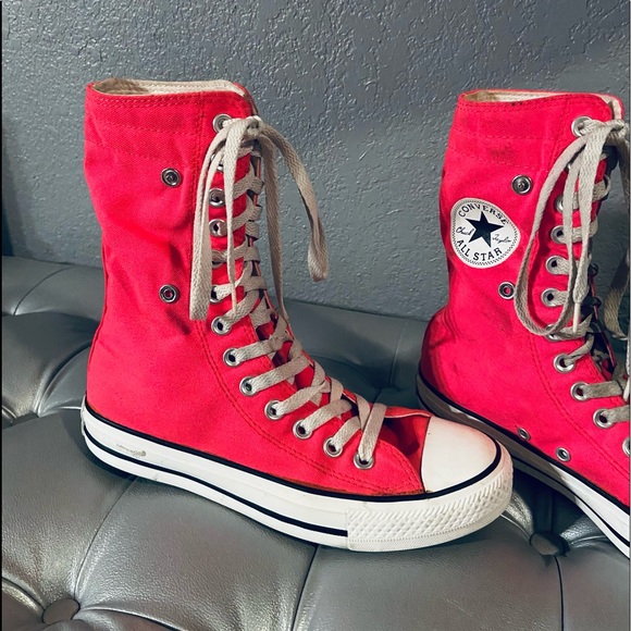 poshmark converse high tops
